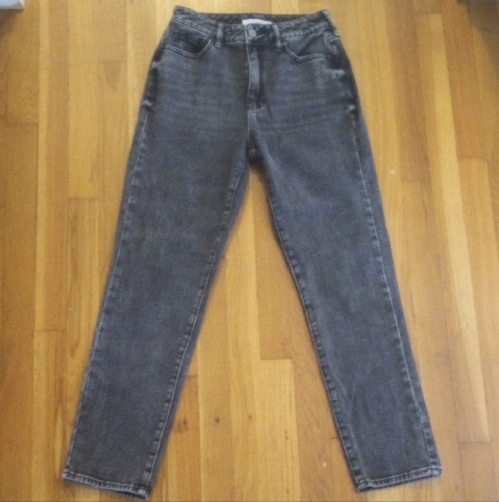 Washed Black PacSun Mom Jeans